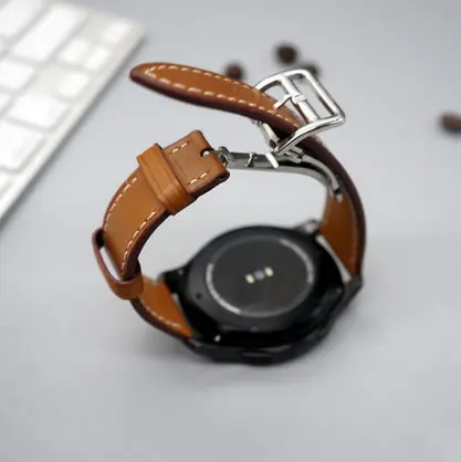 Brown Для samsung Шестерни S3 классический Frontier 22 мм Подлинная Кожаный ремешок с бесплатным инструментом лучшее качество часы браслет для galaxy часы - Цвет ремешка: Brown
