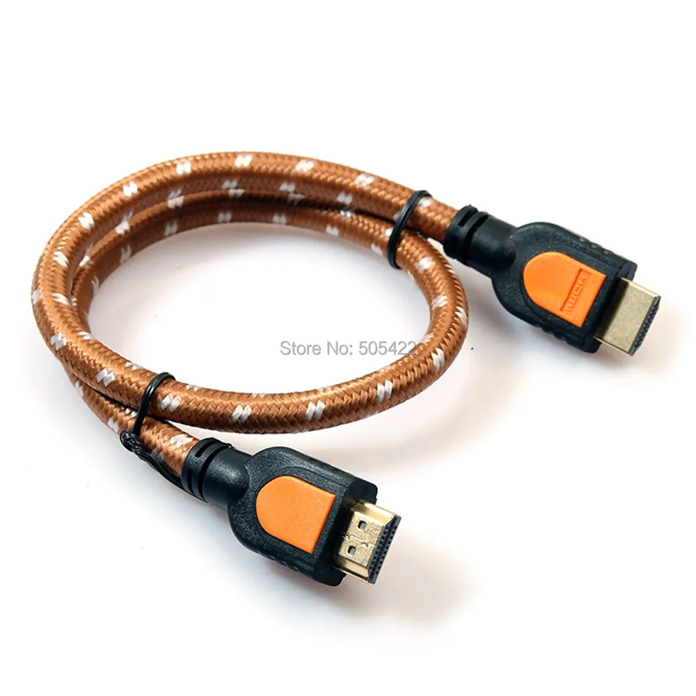 Высокоскоростной Премиум Кабель HDMI 1 4 V 1080P для XBOX ONE XONE BLURAY 3D HD Ready HDTV 50 шт./лот|cable hdmi