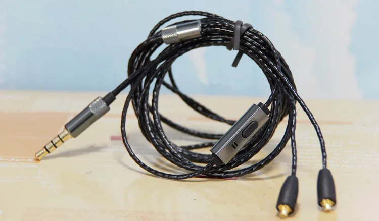 

diy earphone cable se535 with mic upgrade cable 10pcs