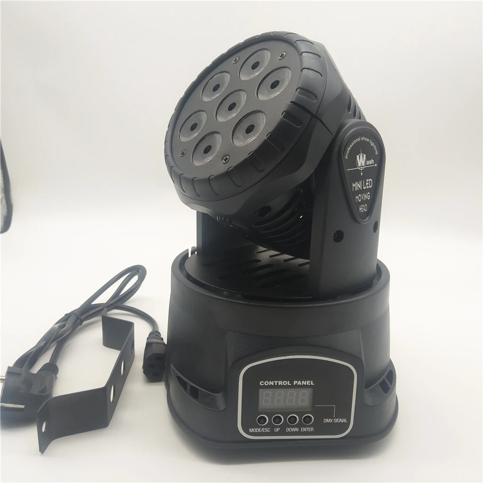 7x12 Вт LED Moving Head Light DMX512 управление RGBW 4в1 диско цвет DJ Вечеринка представление бар