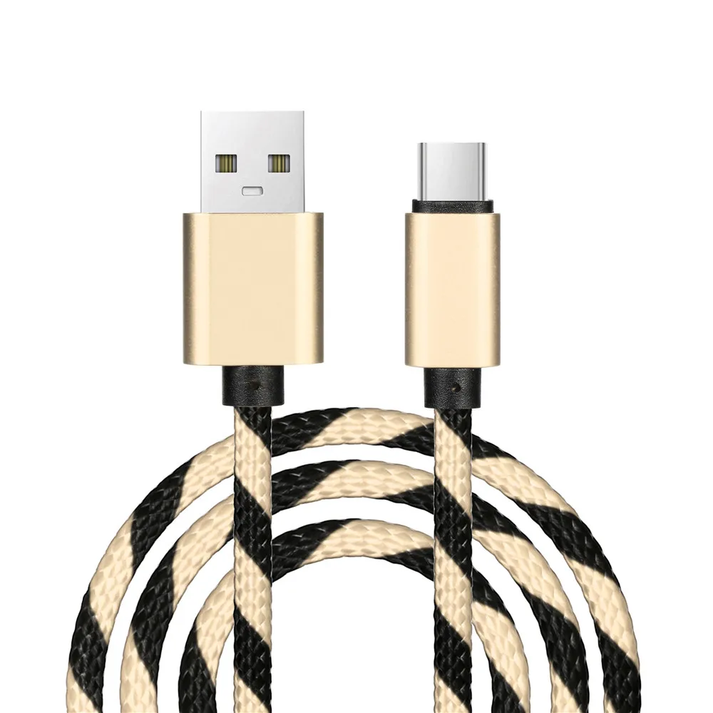 100% новый бренд и высокое качество 1 м нейлон сильный плетеная веревка USB C Тип 3