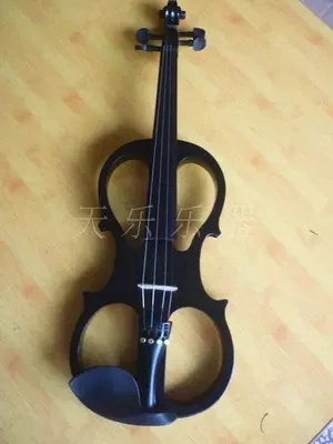 Электрическая акустическая скрипка 4/4 из липы с крышкой для скрипки музыкальный