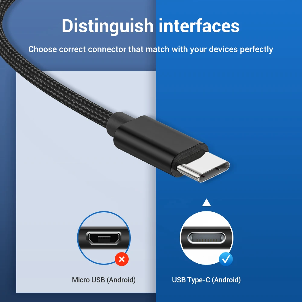 USB Type C кабель TOPK USBC для быстрой зарядки и передачи данных 3A Samsung S9 + S10 Plus Xiaomi Redmi K20 Pro