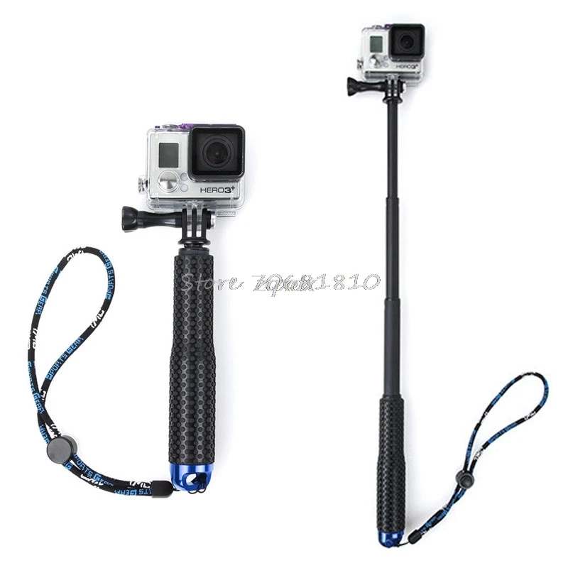 1 комплект раздвижной мини монопод для селфи водонепроницаемый синий GoPro Hero 4/3/3 +