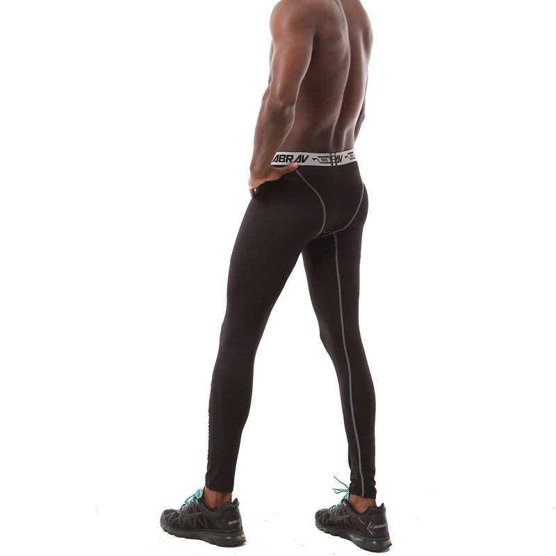 

Sports Gym Men Tight Pants Basketball Trainning Leggings Long Trousers Fitness Quick Drying Breathable Compression Male Pants