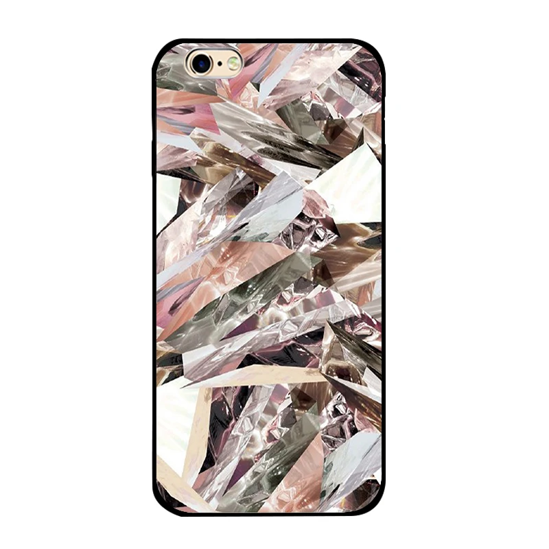 Для Apple iPhone 6/6 Plus черный чехол для телефона DIY мягкого ТПУ 5 &quotдля 6/6S Тонкий с