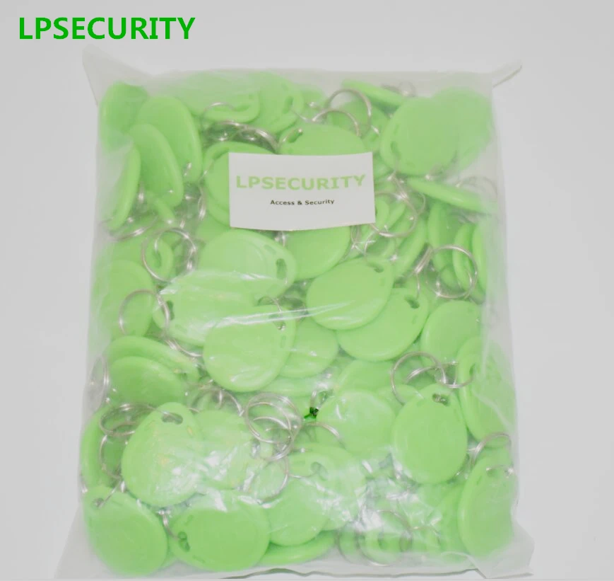 Маркер LPSECURITY 100 шт. чип EM4100 125 кГц брелок для карт карта доступа RFID ридера