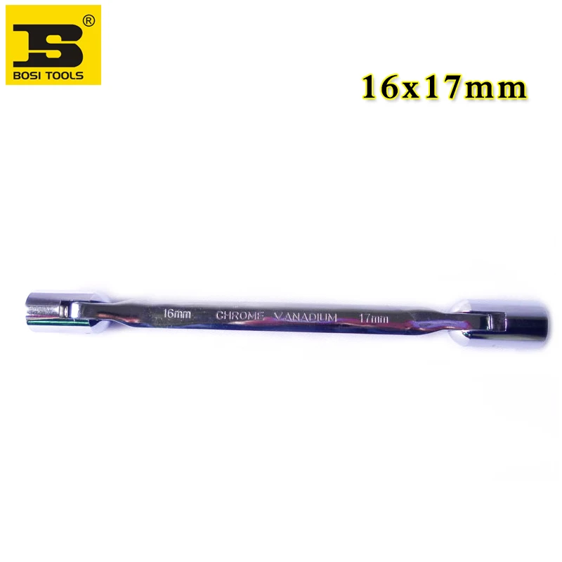 

BOSI 16-17mm double flexible socket wrench,china top ten brand