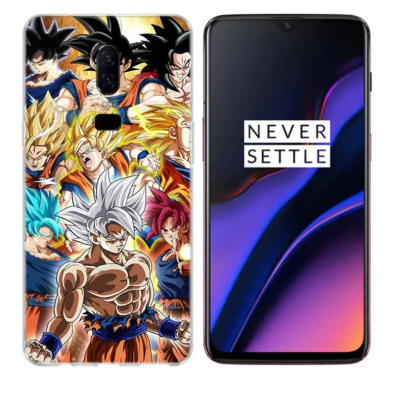 NO.9 Dragon Ball и super Goku роскошный мягкий из термопластика силиконовый чехол для мобильного телефона задняя крышка чехол для OnePlus One Plus 7 Pro чехлы для айфонов 5 5, 6 комплектов/партия, 6 комплектов/партия, Fundas Печатный чехол Coque - Цвет: NO.9