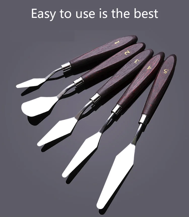 Набор ножей для рисования из нержавеющей стали|Палетка| |