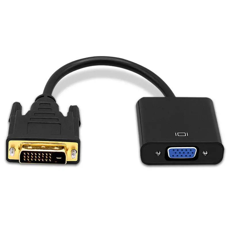 Dvi Male To Vga Female Cable Audio Transfer Line Hdmi Converter Adapter for TV Compueter Laptop JQC-Z05 | Электроника
