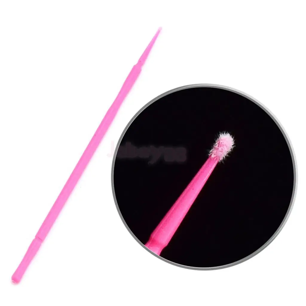 100Pcs/Set Micro Swab Lint Tattoo Permanent Makeup Brushes Eyelash Extension Cleaning Removal Applicators | Красота и здоровье