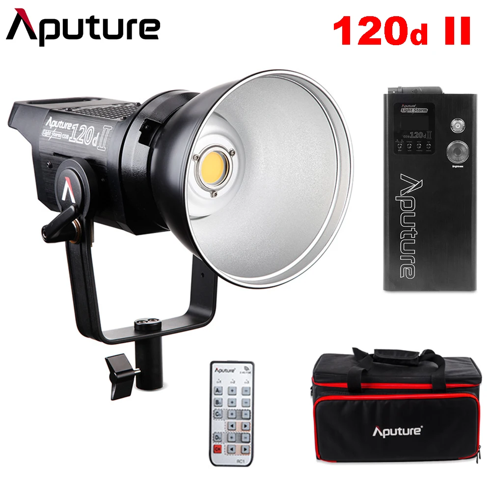 Aputure COB 120D Mark 2 II Ultimate Upgrade 30000 Люкс @ 0 5 м поддерживает DMX CRI96 + TLCI97 предварительно