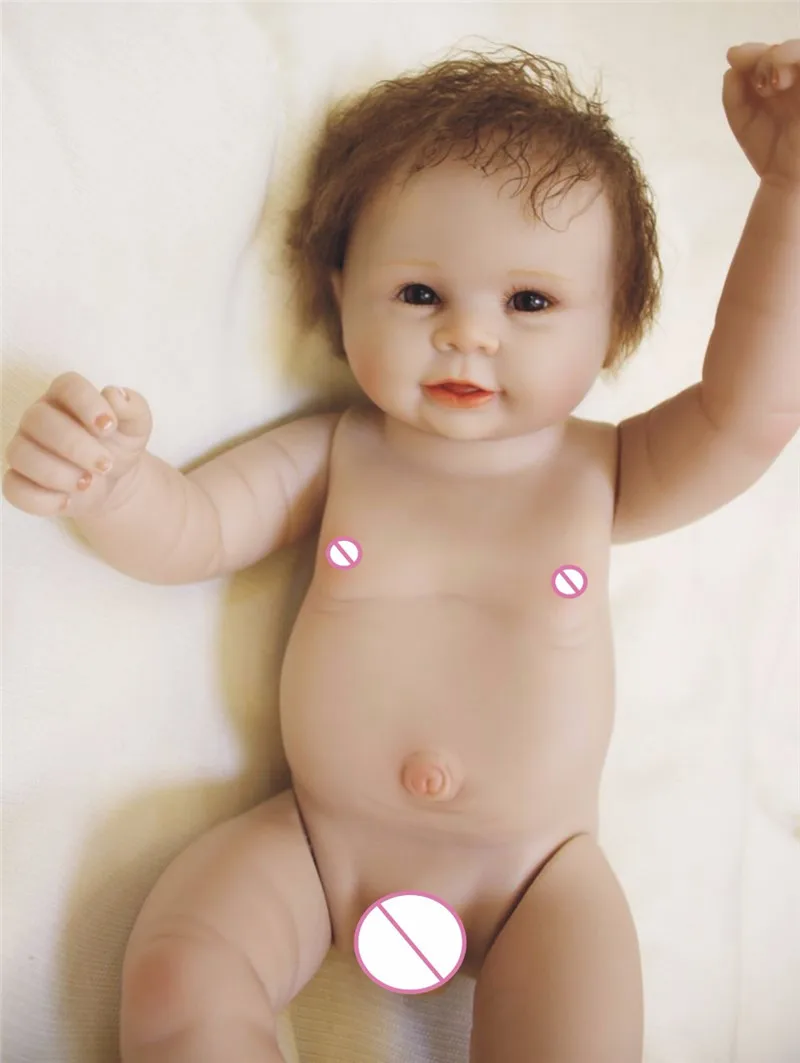 Реалистичные куклы Bebe 22 дюйма 55 см силиконовые reborn для всего тела новорожденных