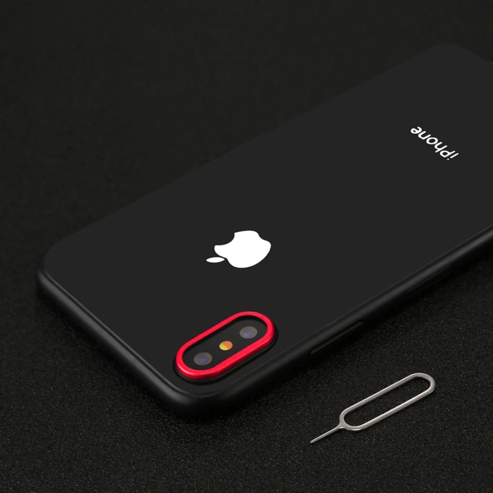 Haweel для iPhone X Защита объектива задняя камера защита Кольцо крышка лоток