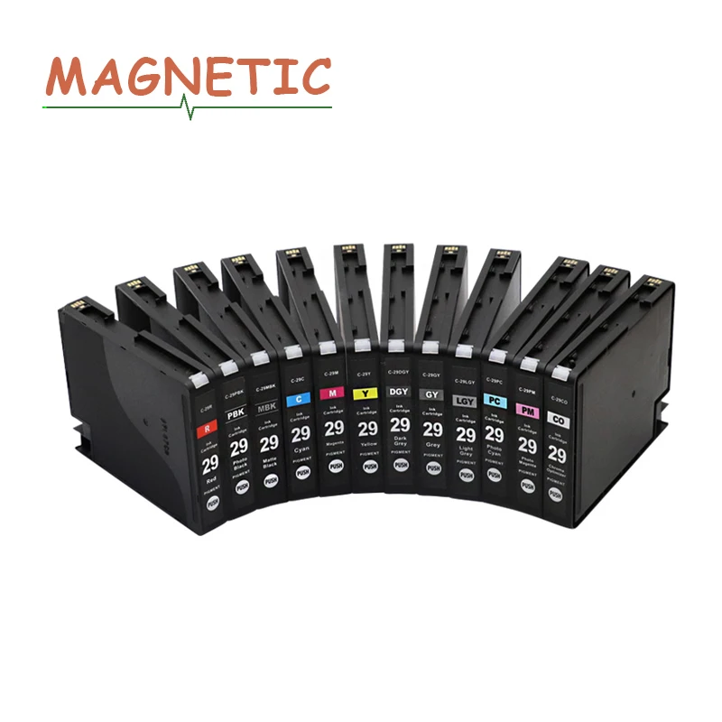 PGI29 PGI 29 чернильный картридж 12 цветов для принтера Canon PIXMA PRO 1 пигментные чернила с