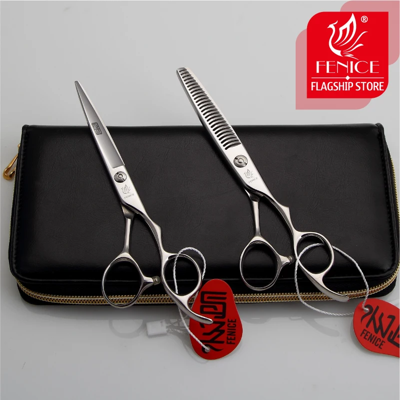 Fenice быстрорежущие и филировочные ножницы 5 + 6 0 дюйма или JP440C|thinning shears|cutting scissorstops