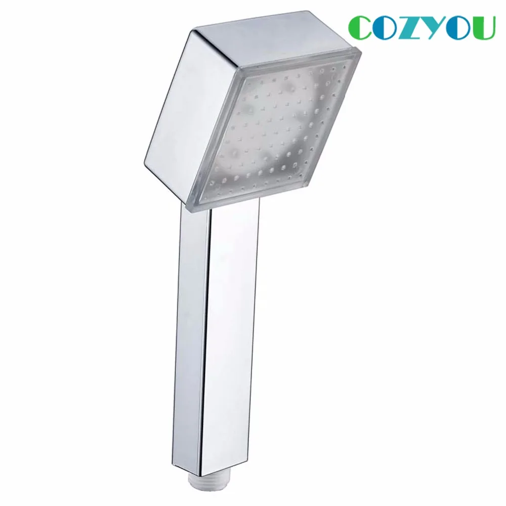 

CY8008-B4 Automatic 7 Colors Flashing LED Hand Showers Multi-Color Water Powered Bathroom LED Hand Shower Heads