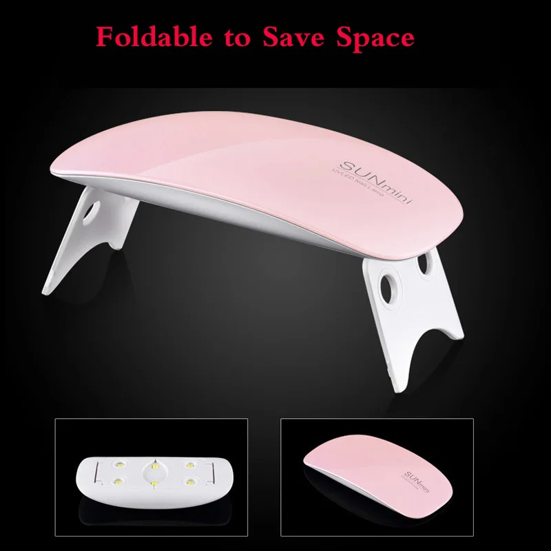 MSHARE 20Pcs Nail Art Base Tool 6W UV Led Lamp Dryer Gel Polish Kit Набор для маникюра Наборы комплектов лампа