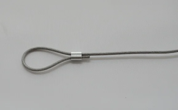 1000pcs 0.5MM--1.2MM oval hole aluminum sleeve steel wire rope cover tighter lifting rigging hardware | Обустройство дома