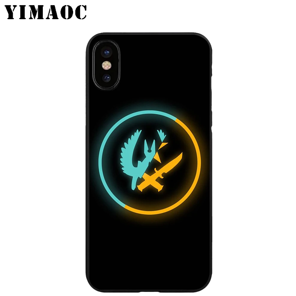 YIMAOC Cs Go логотип мягкий ТПУ Черный силиконовый чехол для iPhone X или 10 8 7 6 6S Plus 5 5S SE Xr Xs