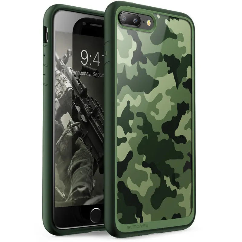 Чехол для iPhone 8 Plus( выпуска) SUP чехол UB стиль камуфляж Цвет Премиум гибридный защитный бампер для iphone 8 Plus - Цвет: Camo