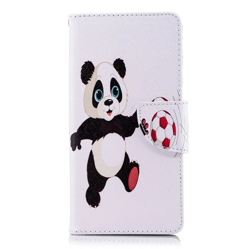 Football Panda Хорошее качество Роскошный чехол для Nokia 7,1 5,1 3,1 2,1 5 3 2 1 630 635 730 Ретро Флип-кошелек для карт карман чехол Фирменная Новинка P07Z - Цвет: Football Panda