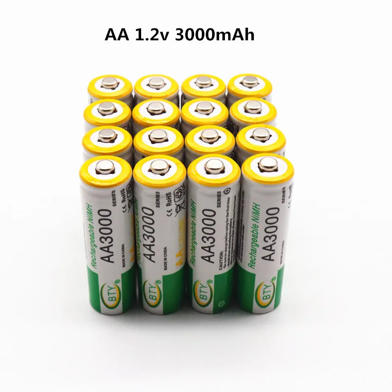 8 шт. Daweikala AA 3000 1 2 в качественная аккумуляторная батарея мАч Ni-MH перезаряжаемая 2A