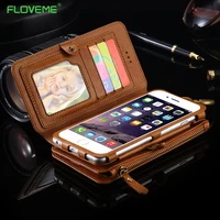 floveme leather wallet phone cases for iphone 111213pro max case cover x xs xr full coverage phone retro protective covers
