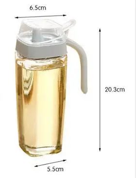 500ml color random 1 шт. 350 500 мл стеклянный кувшин герметичный масляный бак уксус горшок соевое масло для соуса бутылки уксуса бутылка для кунжутного масла кухонные принадлежности - Цвет: 500ml color random