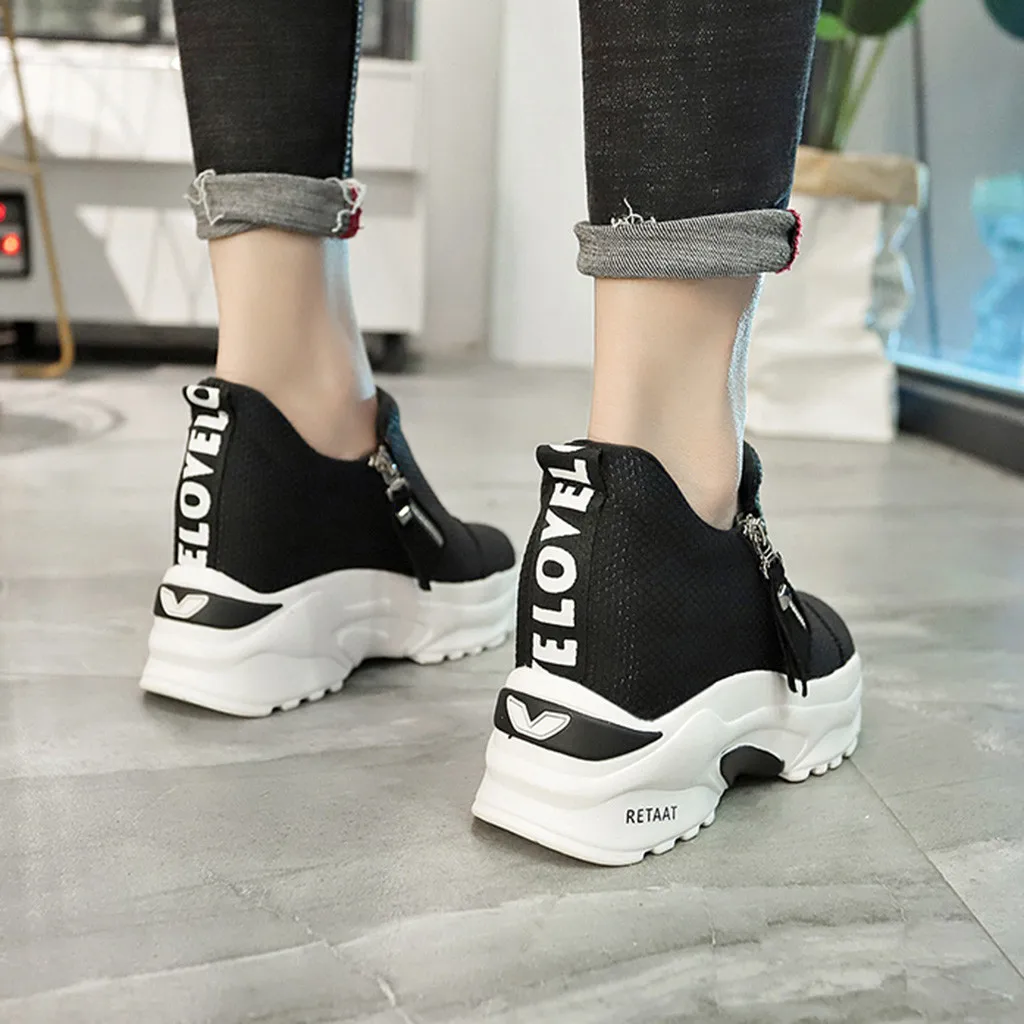 

For Women Shoes Woman Sneakers 2019 Womens Shoes+Female Shoe Chunky Sneakers Platform Women's Zapatillas Mujer Zapatos De Mujer