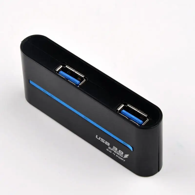 Портативная ультрафиолетовая мини лампа на 4 порта USB 3 0 вращать HUB адаптер для ПК