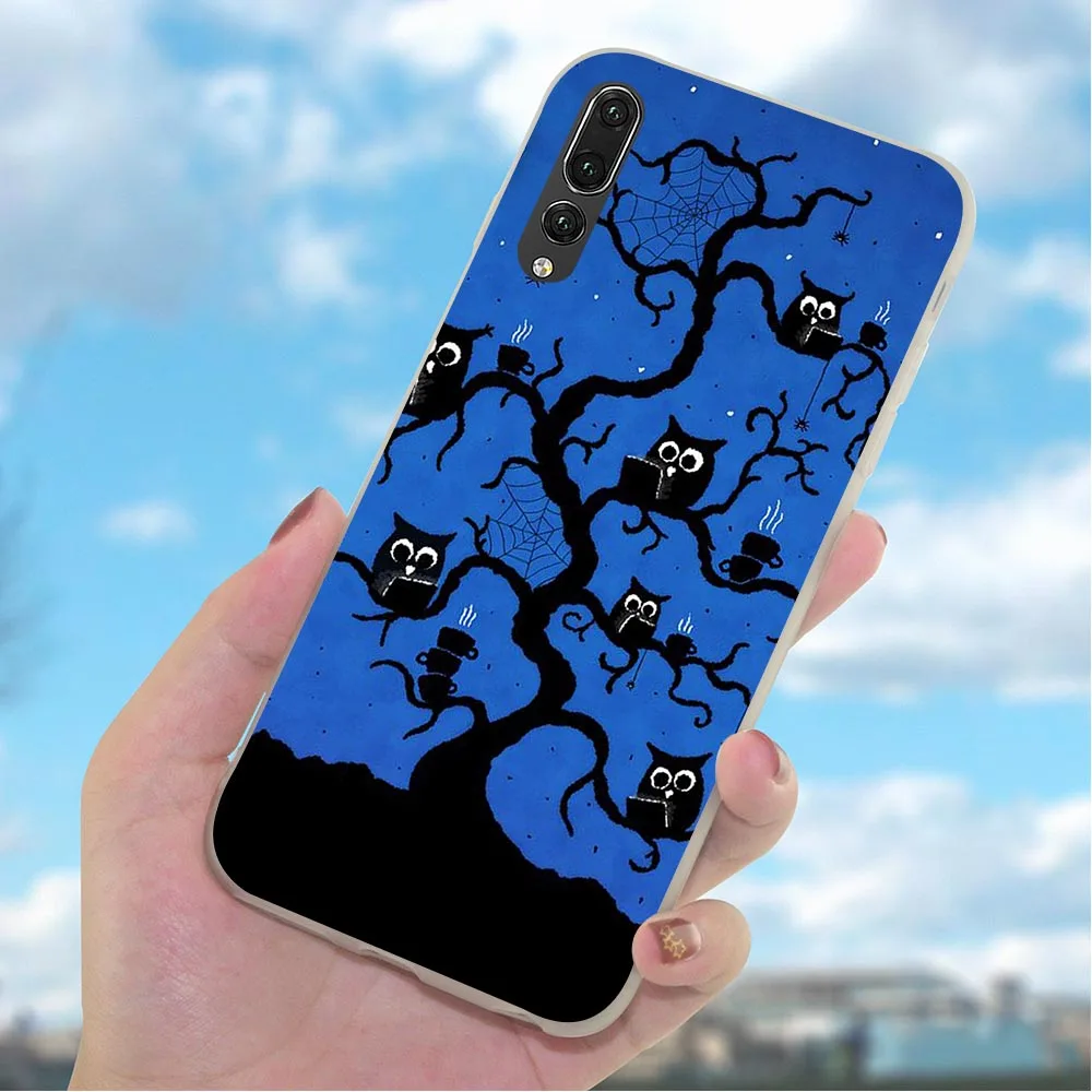 Мягкий ТПУ Тонкий чехол для телефона Huawei Mate 20 Lite Case 10 Pro P8 P20 P10 P9 Mini P Smart Animal