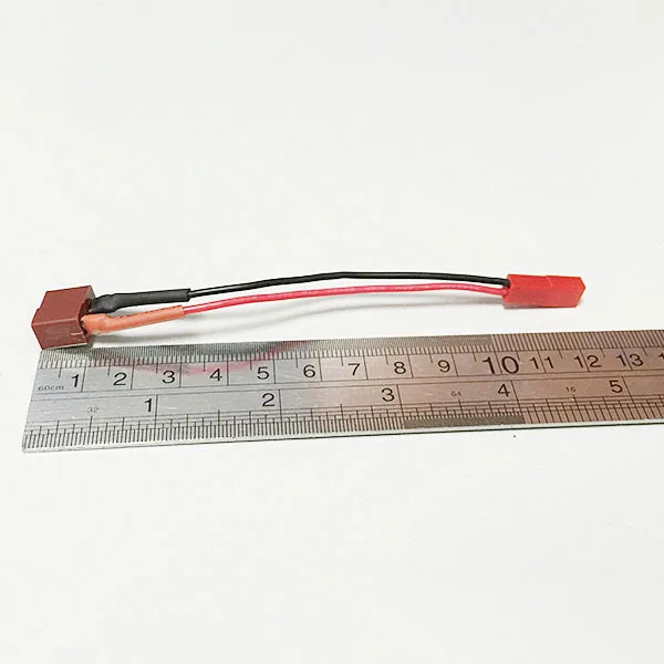 T Female To JST male Soft Silicone Wire Switch 22AWG Cable 100mm RC Connector | Обустройство дома