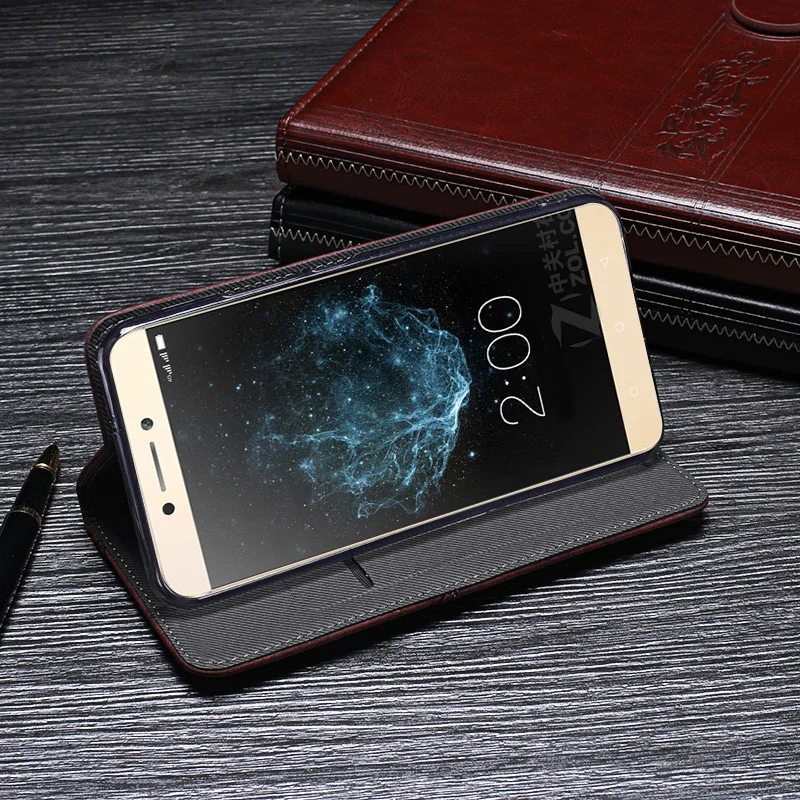Itgoogo для LeEco Le S3 чехол Роскошный кожаный флип 2 Pro защитный телефона Ретро задняя