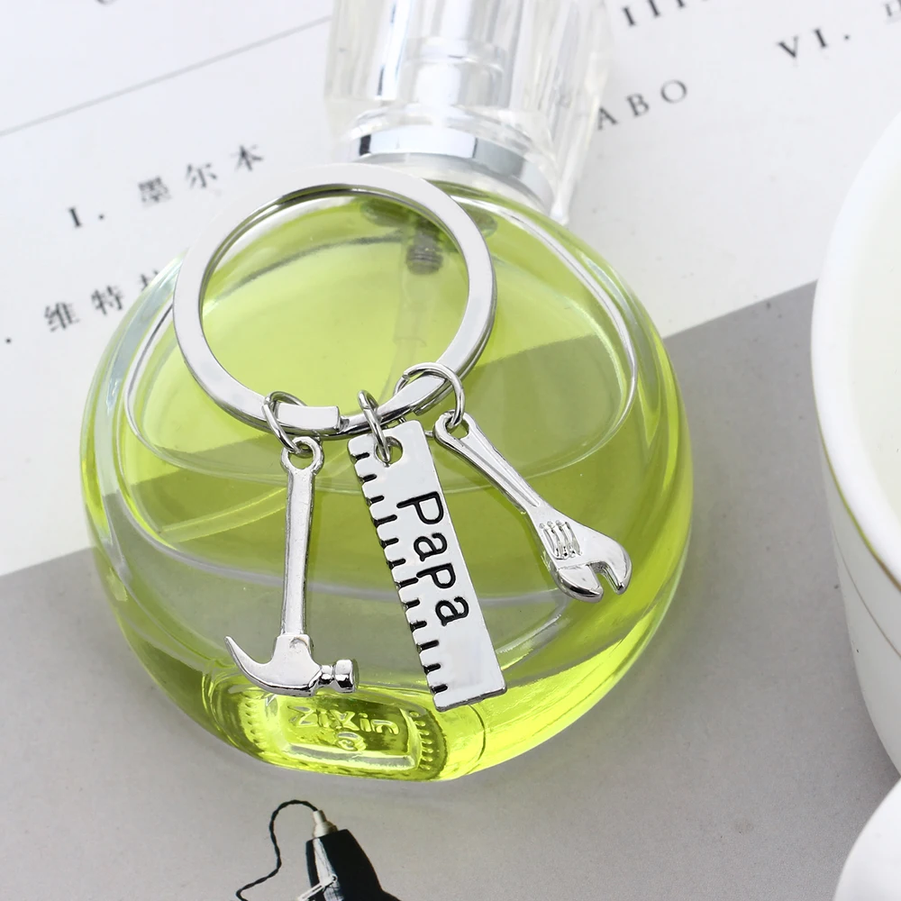 Папа Rular брелок Модные Ювелирные изделия Подарки для отца молоток гаечный ключ