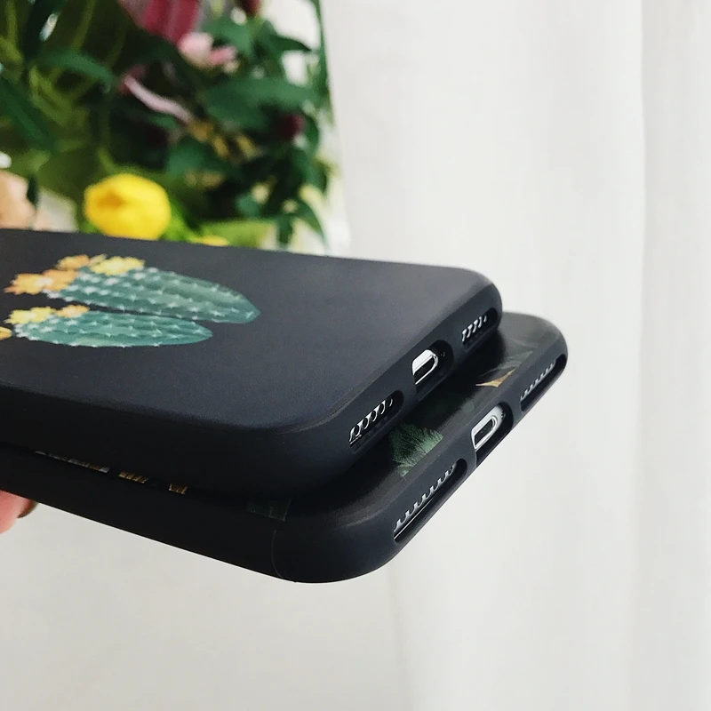 Для iPhone XS Max случае Роскошные красочные подсолнечника с изображением кактусов