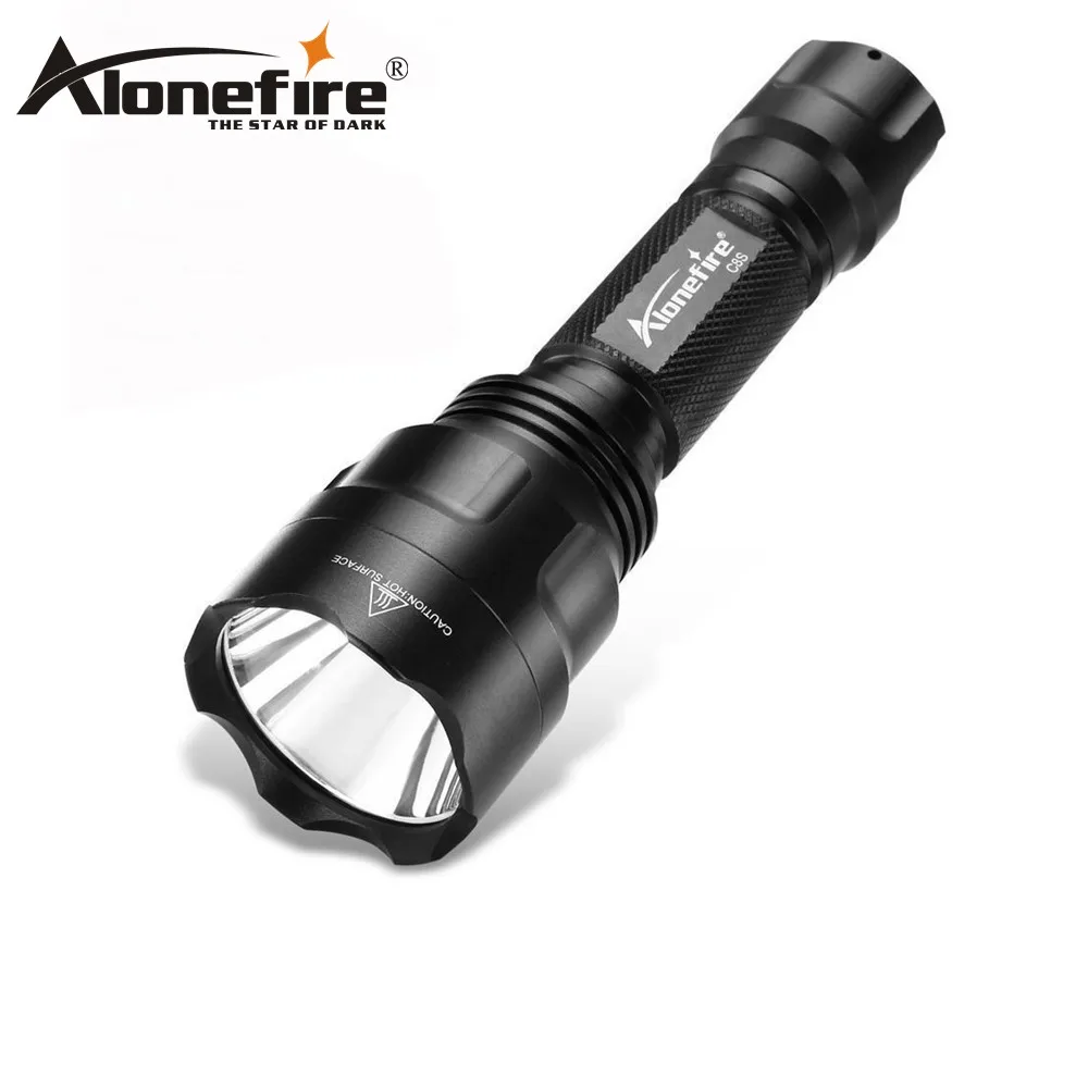 c8 flashlight A AloneFire C8 светодиодный фонарик 5000лм CREE XML T6 L2 U3 фонарь тактический Водонепроницаемый фонарь для путешествий, кемпинга, охоты, 18650 батареи - Испускаемый цвет: c8 flashlight A