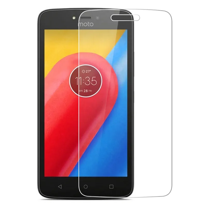 Для Motorola Moto C плюс закаленное стекло 9h спереди Экран протектор Защитная пленка на