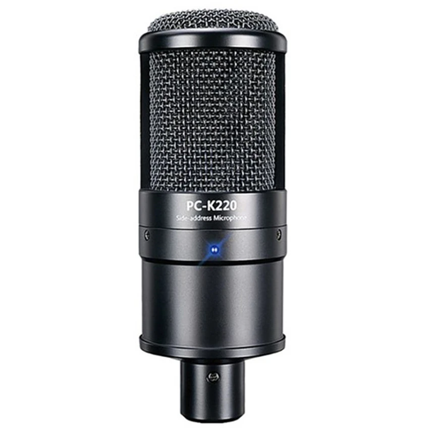 TAKSTAR PC-K220, профессиональный Студийный конденсаторный микрофон, боковой адрес, микрофон для компьютера, микрофон для сетевой записи