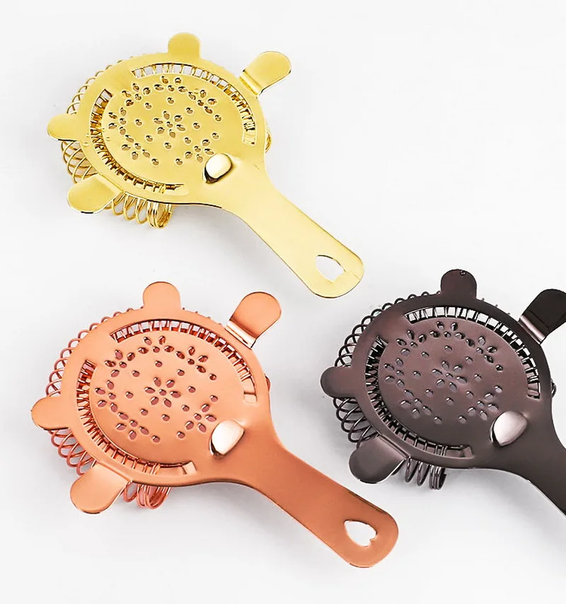 

Japanese style ice Colador filter plum filter retro stirrer cup ice separator Filtro Bar Strainers