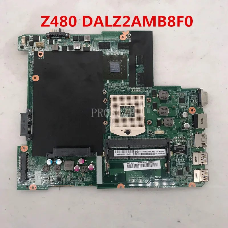 Бесплатная доставка материнской платы для ноутбука Z480 DALZ2AMB8F0 GT630M 1 гб GPU HM76 DDR3 100%