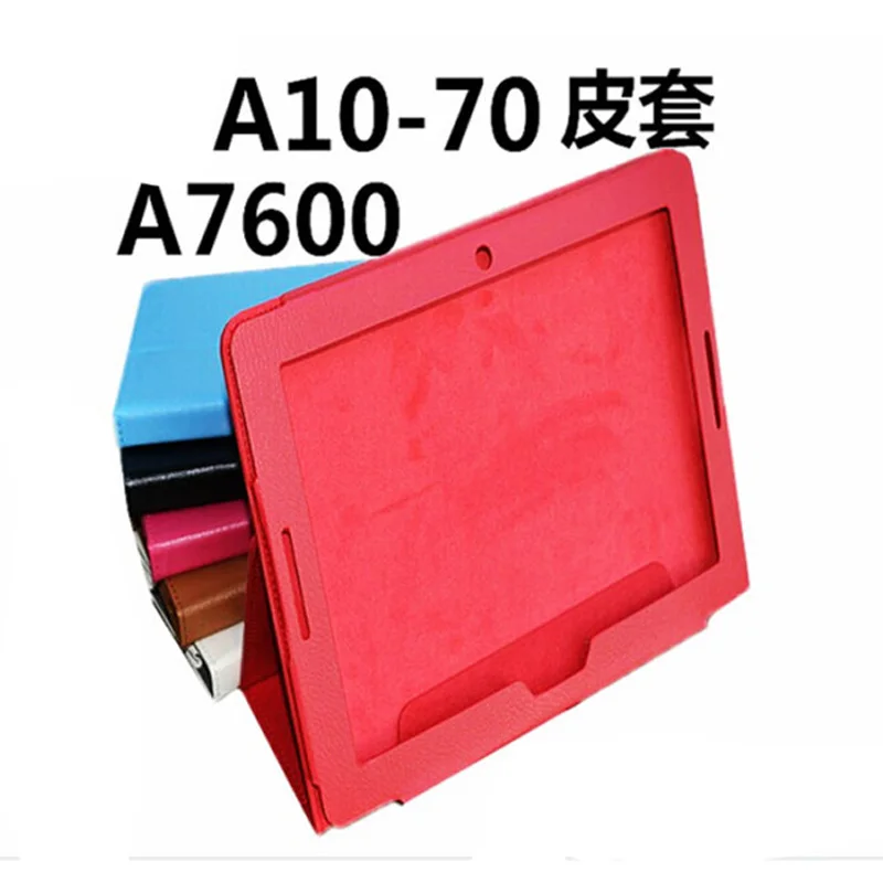 2 папка роскошный держатель книжка кожаный защитный чехол для Lenovo IdeaTab A10 70 A7600 F