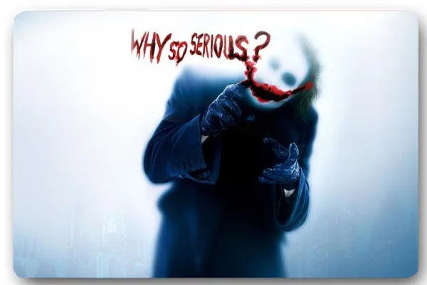 Почему так серьезно Joker Удобные Нескользящей Ковры и На Заказ 40x60 см Дверной
