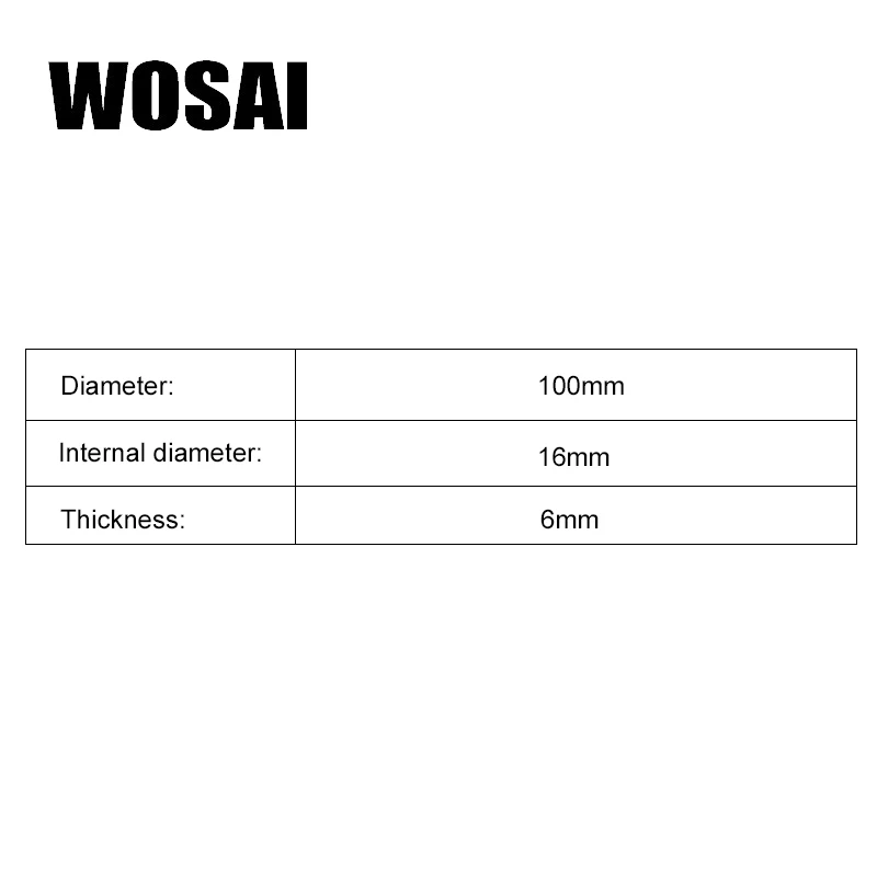 WOSAI 100 мм шлифовальный круг из смолы многофункциональное металлическое лезвие