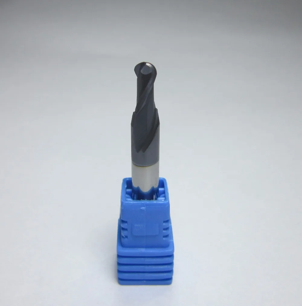 1 шт. радиус 2 5 мм HRC45 R2.5 флейты карбида вольфрама Концевая фреза с ЧПУ фрезерный