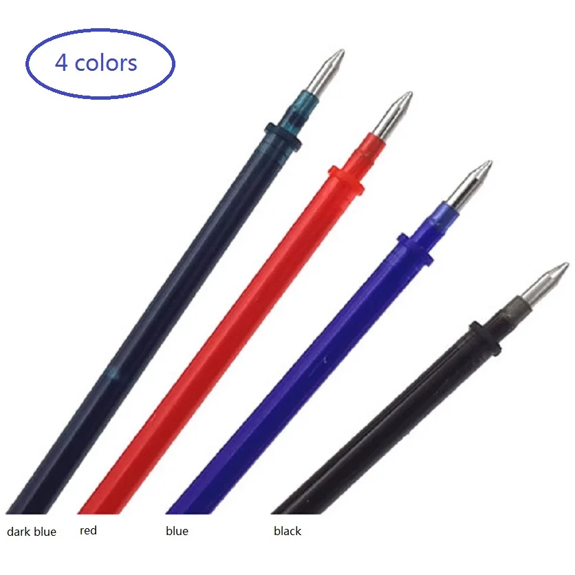 Aihao R8 0 5 мм Сменные гелевые стержни для ручек синий/черный/темно синий/красный