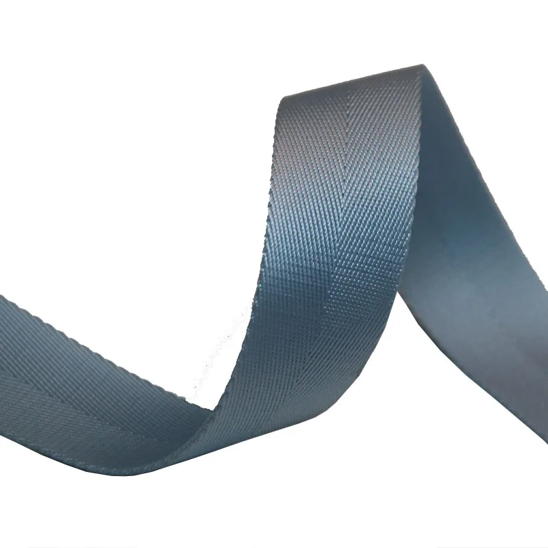 New 1.5 Inch High Quality 38mm Herringbone Tape 100 % Nylon Webbing Hot Sale 50 Yards/Roll Light Blue Color 1.35mm Thickness | Дом и сад