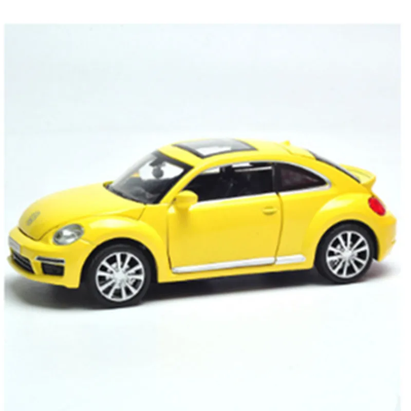 Двойные лошади, 1:32,, Volkswagen Beetle, литая под давлением модель автомобиля, игрушка, модель автомобиля, электронная машина, детские игрушки, подарок