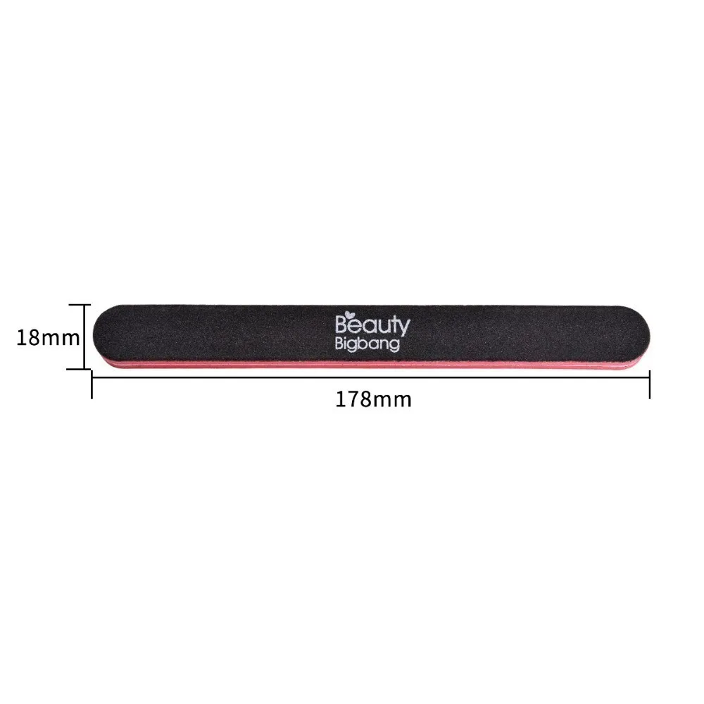 Набор пилок для ногтей BeautyBigBang 1 шт. 100/180 двухсторонний шлифовальный блок пилки УФ